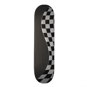 Skateboard Vague de emballage Checkered de drapeau de style