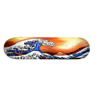 Skateboard Vague de Hokusai