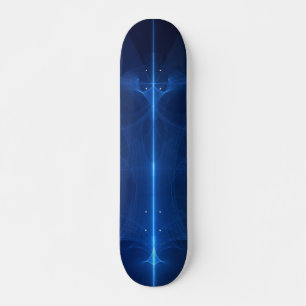Skateboard Vague lumière bleue ondulée