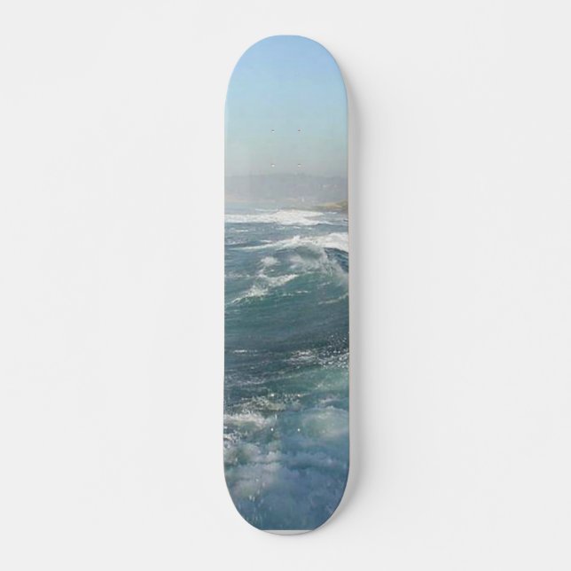 Skateboard Vagues de plage d'océan de crique de La Jolla (Devant)