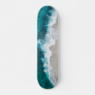 Skateboard Vagues d'océan de plage