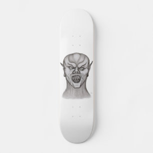 Skateboard Vampir noir et blanc
