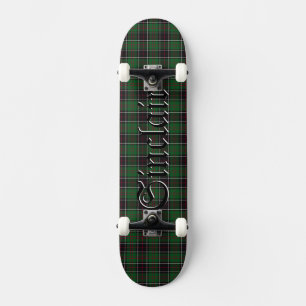 Skateboard Variante de tartan de chasse du clan Sinclair