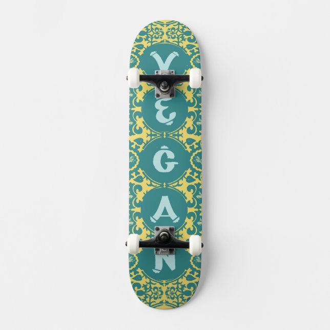 Skateboard Vegan à bord (Recto)