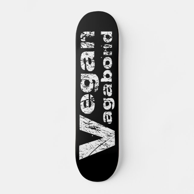 Skateboard Vegan Vagabond (Recto)