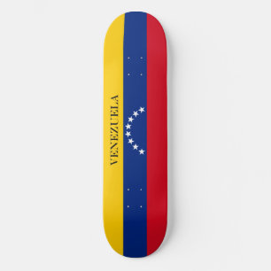 Skateboard Venezuela : drapeau patriotique vénézuélien