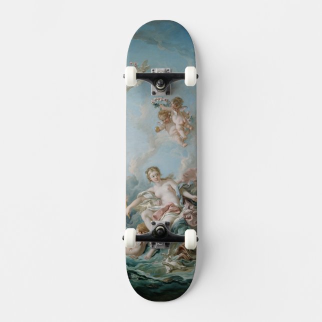 Skateboard Vénus sur les vagues (Recto)