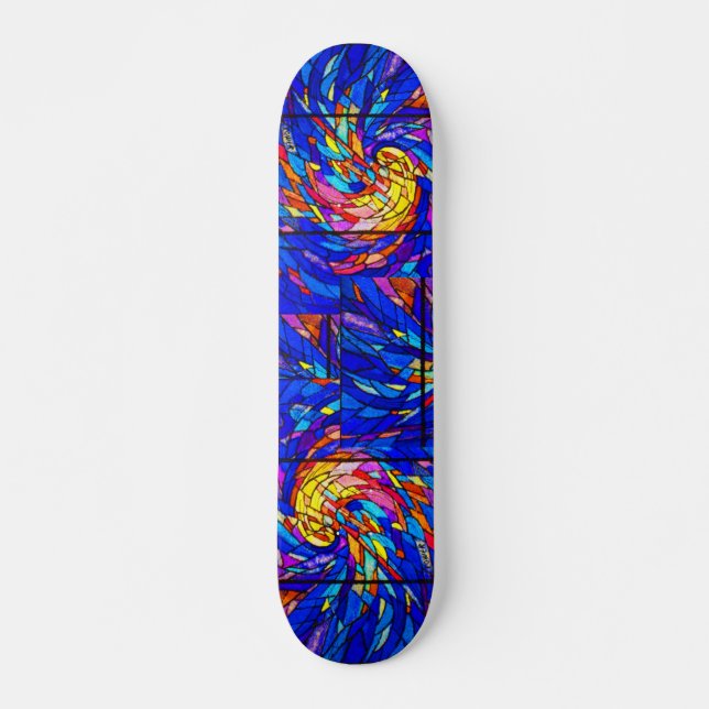 Skateboard-verkettete Glass-J&R Lamb Studios 3 Skateboard (Vorne)