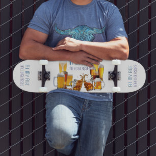 Skateboard verres à bière SlipperyJoe's verres à pilsner stei