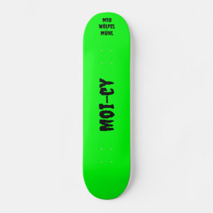 Skateboard vert néon