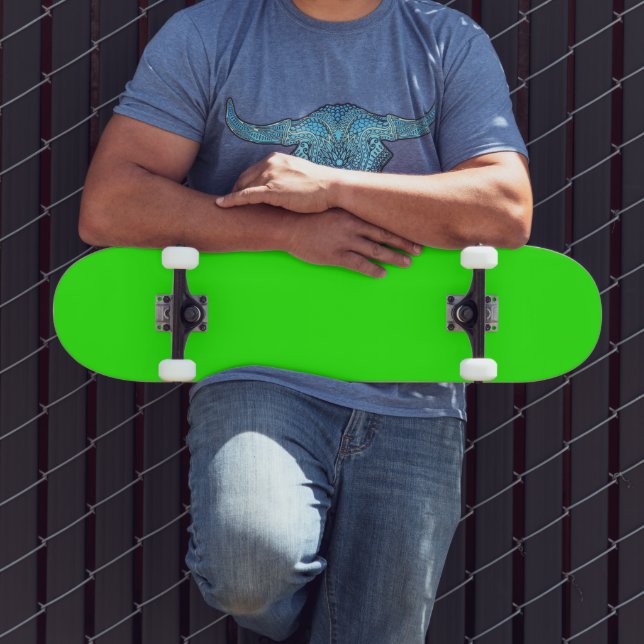 Skateboard Vert néon (Extérieur 3)