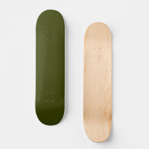 Skateboard Vert olive foncé uni