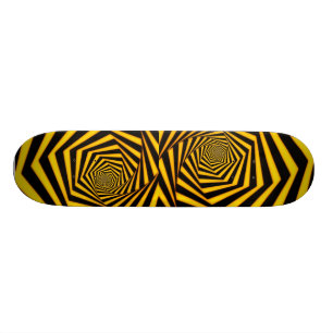 Skateboard Veste-Planche à roulettes jaune
