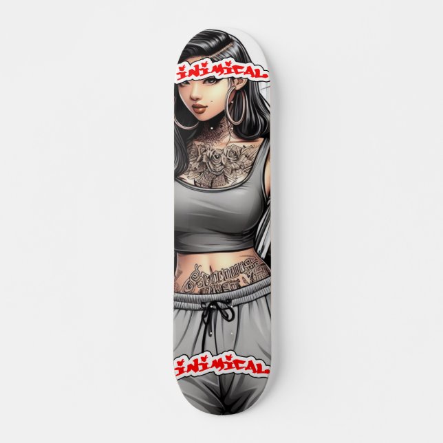 Skateboard Viêt immatériel (Devant)