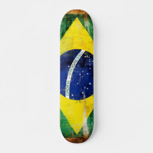 Skateboard Vieux drapeau du Brésil