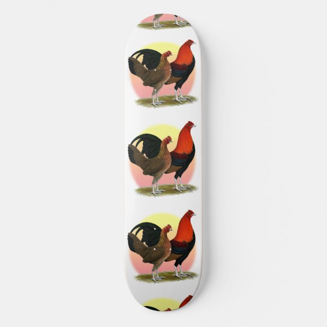 Skateboard Vieux jeu anglais Bantam : BB Red (Recto)