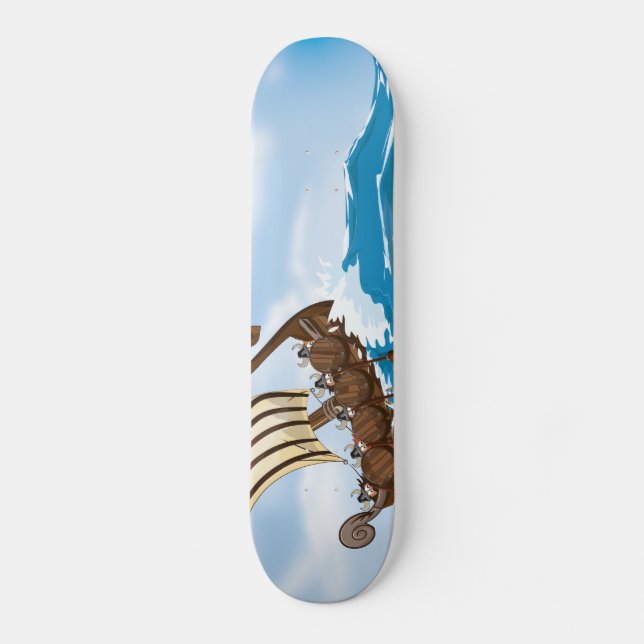 Skateboard Viking Ship (Recto)