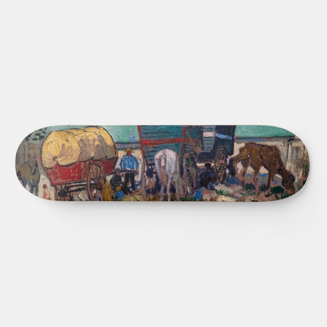 Skateboard Vincent Van Gogh - Caravanes, Camp de Tziganes prè (Horz)