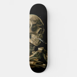 Skateboard Vincent van Gogh - Crâne avec cigarette brûlante