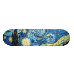 Skateboard Vincent van Gogh - nuit étoilée