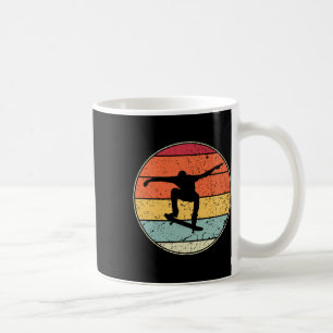 Skateboard Vintage Retro Skater Skateboarding Jung Kaffeetasse