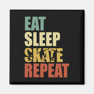 Skateboard Vintage Skater Skateboarding Essen Schl Magnet