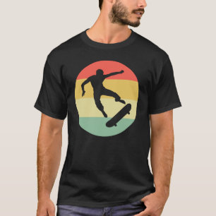 Skateboard Vintages Geschenk T - Shirt