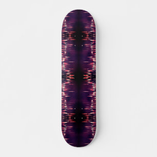 Skateboard Violet et rose haute tension