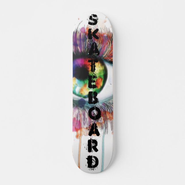 Skateboard vision de la couleur (Devant)