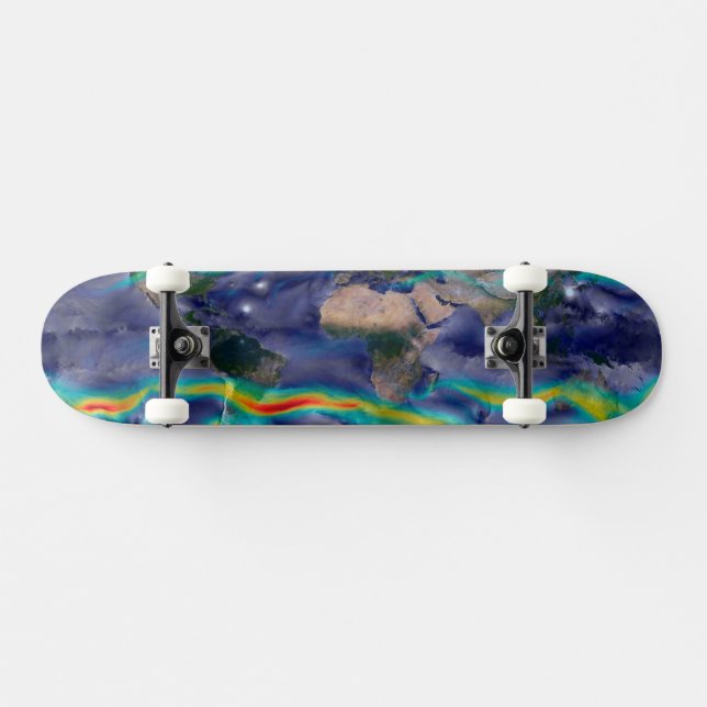 Skateboard Visualisation Des Vents Mondiaux. (Horz)