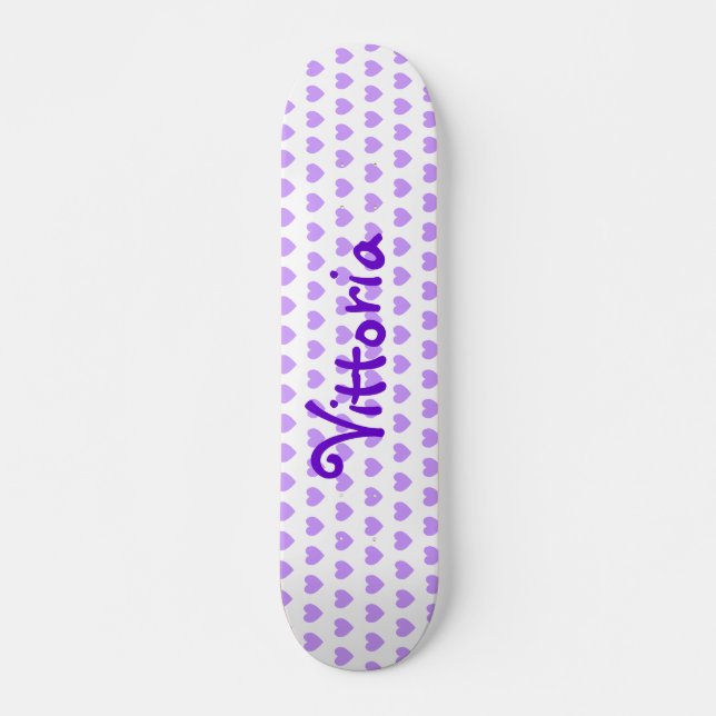 Skateboard Vittoria en violet (Devant)