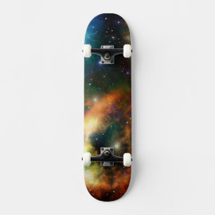 Skateboard Voie Lactée Universe Ciel nocturne avec Stars Skat