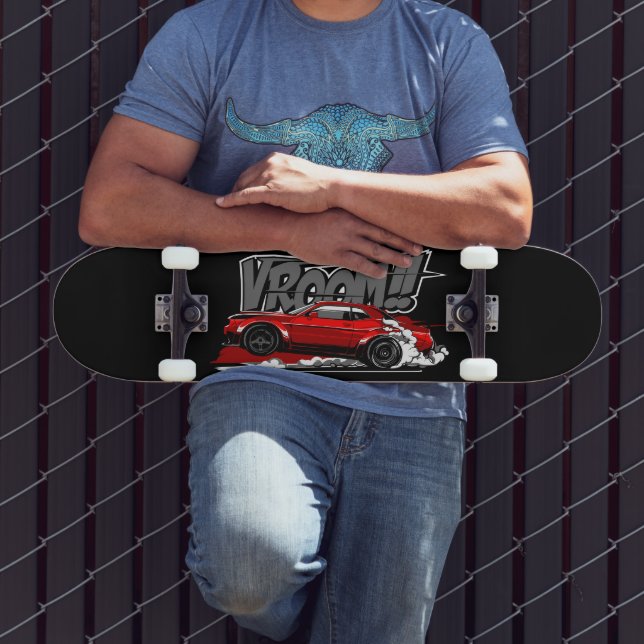 Skateboard VOITURE DE COURSE VROOM À VITESSE COMPLÈTE! Planch (Extérieur 3)