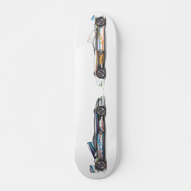 Skateboard Voitures de course (Devant)
