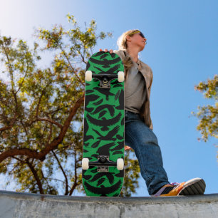 Skateboard Vol des Aigles noir.w Green BG