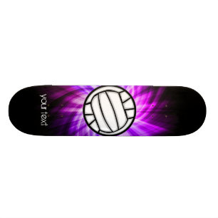 Skateboard Volleyball pourpre