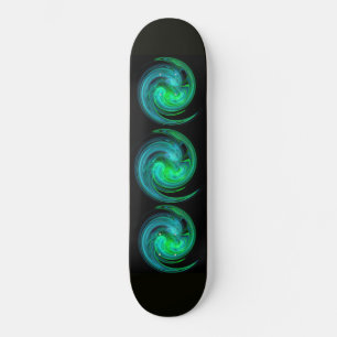Skateboard VORTEX LÉGER, bleu noir vert