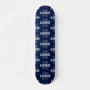 Skateboard Votre Motif de répétition de logo ou d'image Ble