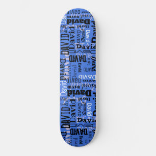 Skateboard VOTRE NOM SUR UN Patinage Carte de noms personnali
