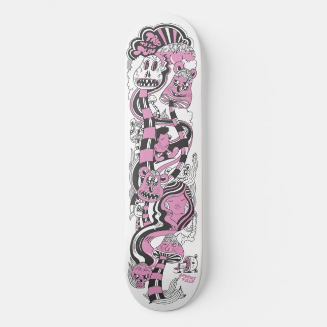 Skateboard Voyage au soleil (Recto)