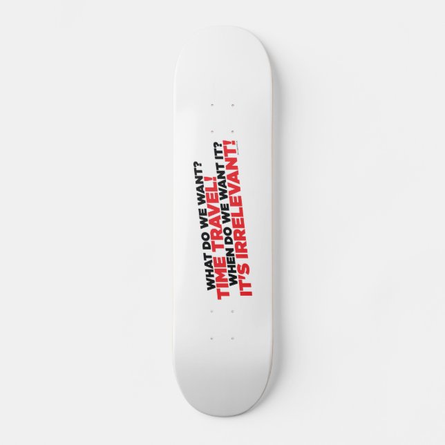Skateboard Voyage de temps (Recto)