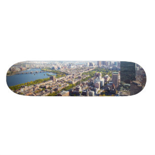 Skateboard Vue aérienne de Boston