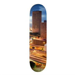 Skateboard Vue du centre de ville