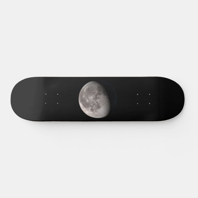 Skateboard Waning gibbbous moon phase NASA images (Horz)