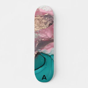 Skateboard Watercolor Marble
