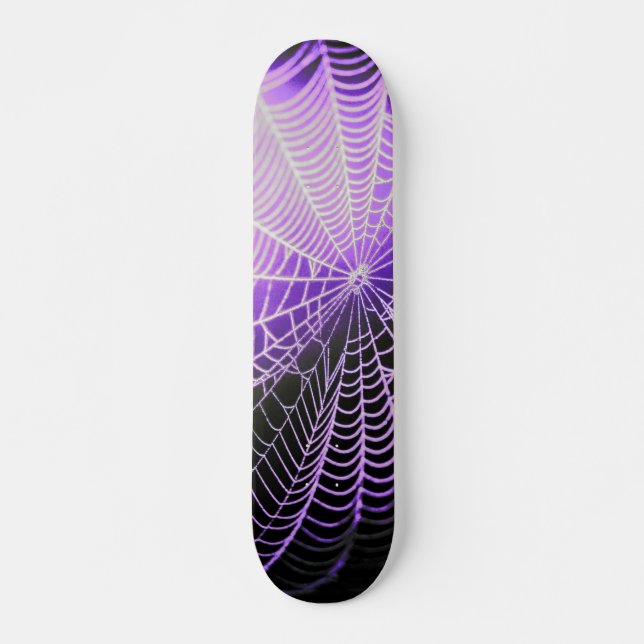Skateboard Web de Purple Black Creepy Spooky (Devant)