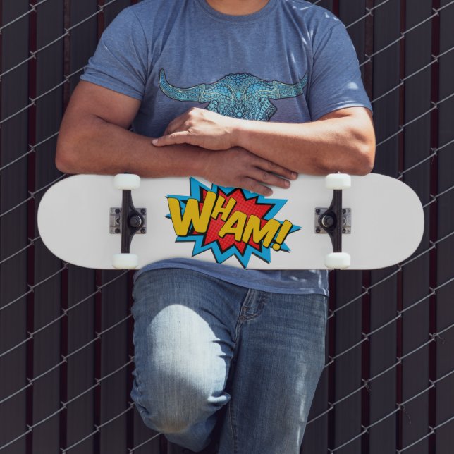Skateboard - Wham ! BLANCHE (Extérieur 3)