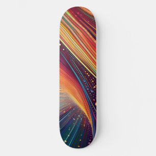 Skateboard Whirlpool Abstrait