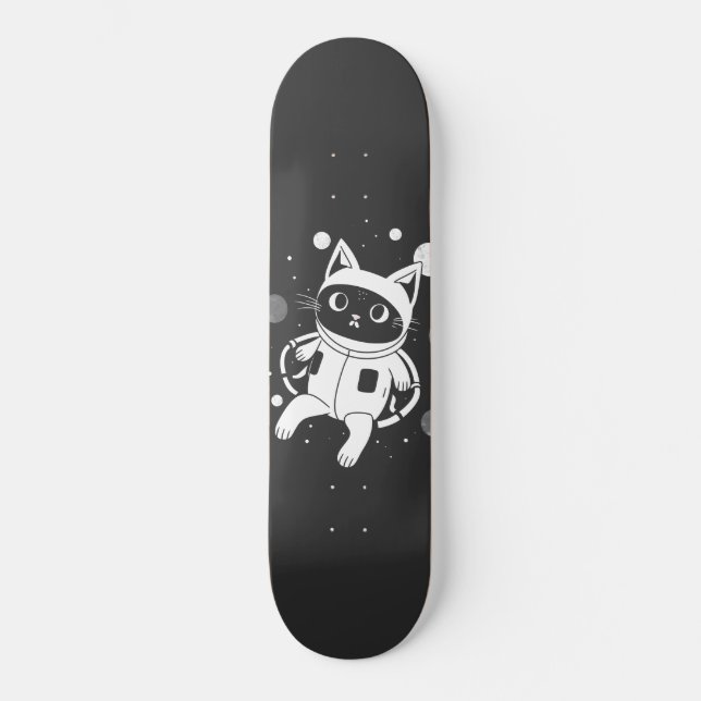 Skateboard Whiskers dans l'espace (Recto)