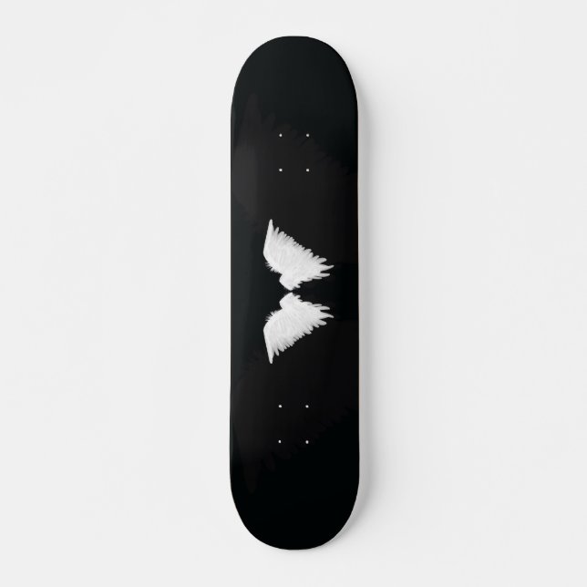 Skateboard White Wings (Vorne)